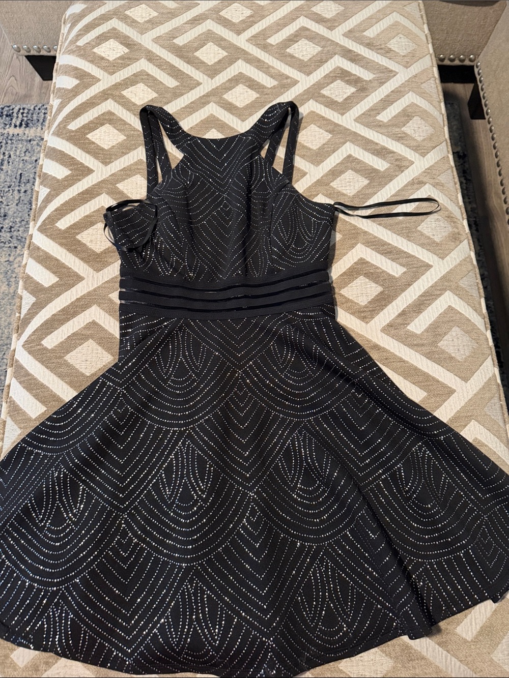 Black Fit & Flare Dress - Brand Unspecified